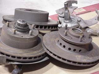 three rotors and spindle